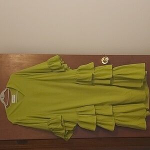 Wishing Waves Green Dress Size M